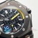 Perfect Replica Audemars Piguet Royal Oak Offshore Diver 3120 Watch Black & Yellow Dial (3)_th.jpg